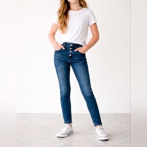 [377] Kancan Button-Fly Skinny Jeans